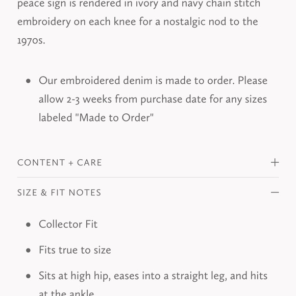 Bliss and Mischief Jeans with Peace Patch - Picture 12 of 14